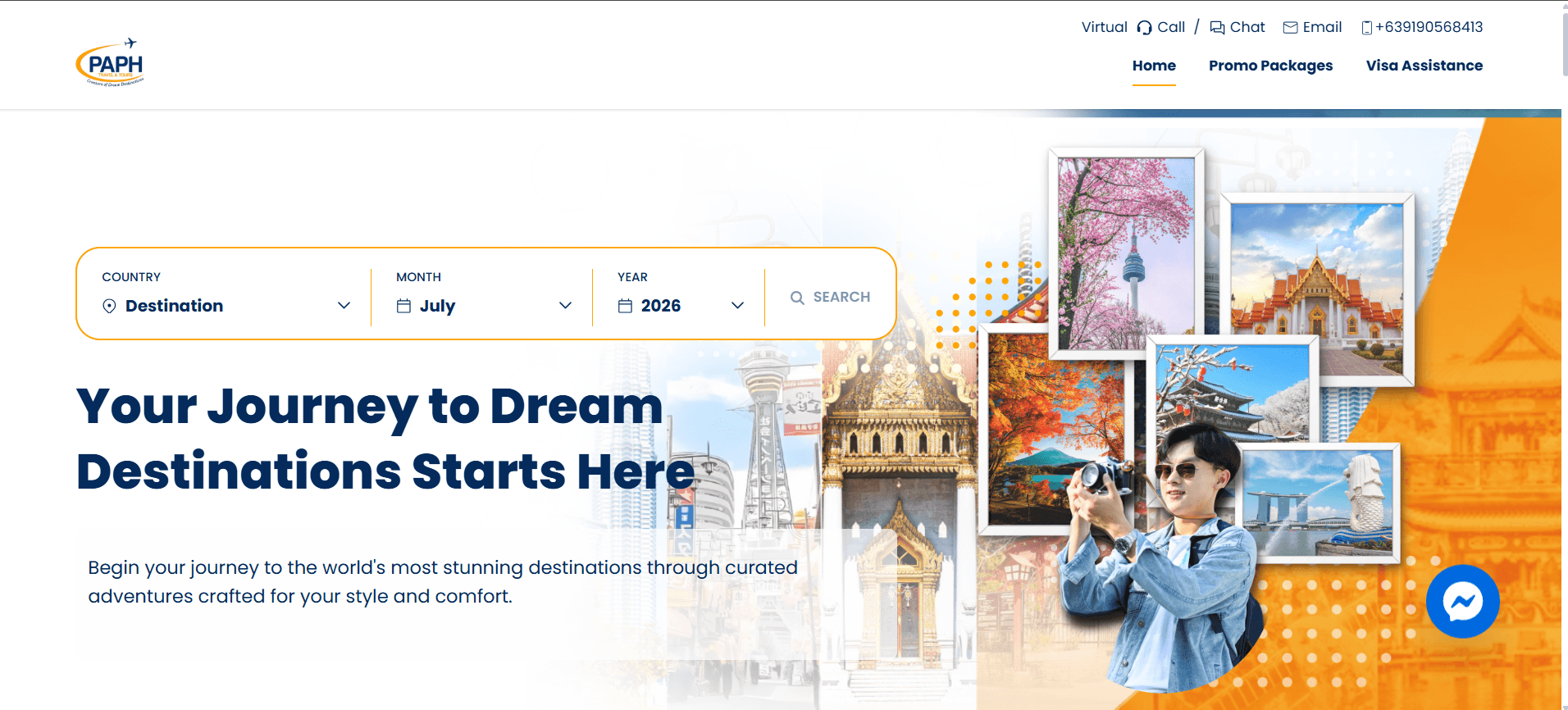 PAPH Travel Website